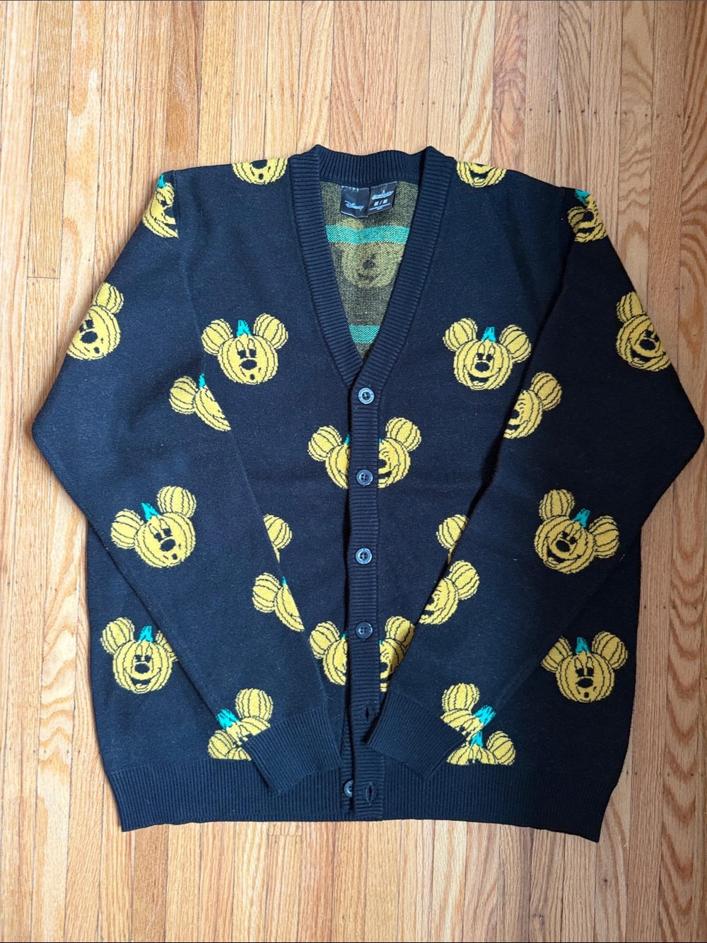 Cakeworthy Mickey Pumpkin Cardigan